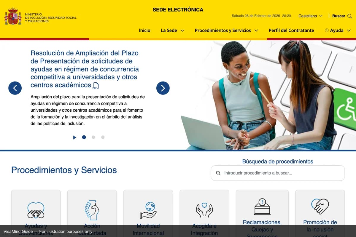 Official portal interface for Modelo 790 (Code 062)